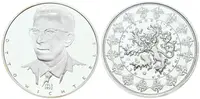 Stříbrná investiční medaile - Otto Wichterle - Ag 29 g - 999/1000 + Certifikát