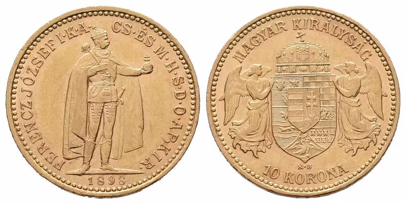 10 Koruna 1898 KB