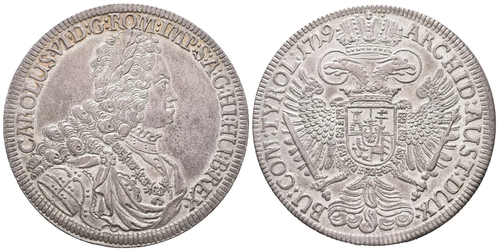 Tolar 1719, Hall, Dav.1053, KM.692 (28,32 g) — 1