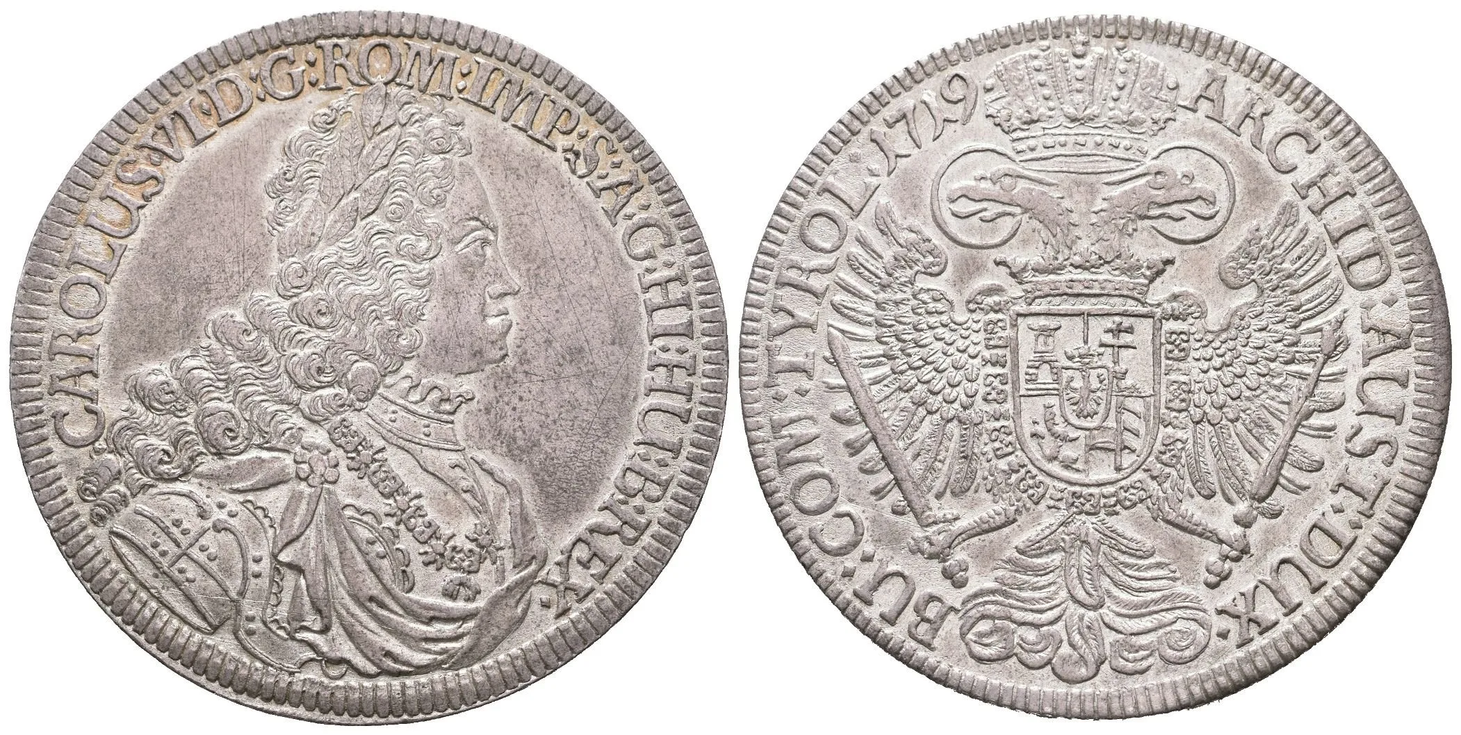 Tolar 1719, Hall, Dav.1053, KM.692 (28,32 g) — 1