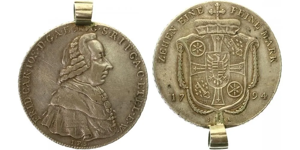 Mainz - arcibiskupství, Friedrich Karl Joseph von Erthal, 1774 - 1802 — 1