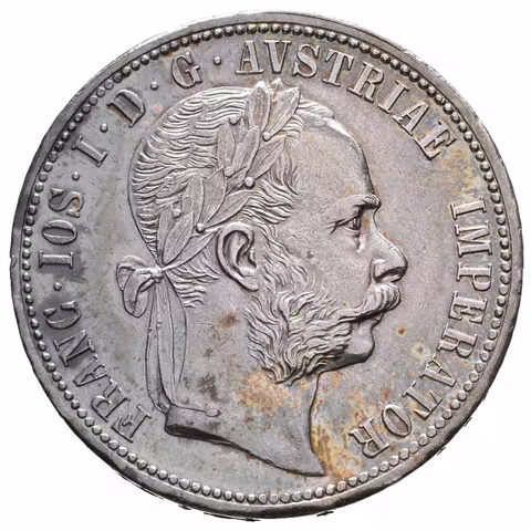 Zlatník 1873, pěkná zachovalost, lesk na Rv., patina, rysky