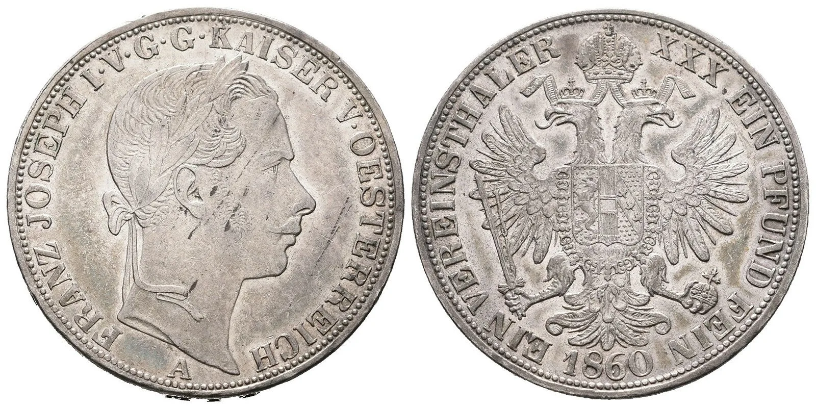 Rakouská a spolková měna, 1857 - 1892 — 1