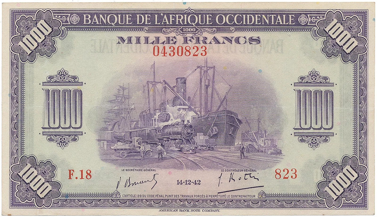Francouzská západní Afrika — 1