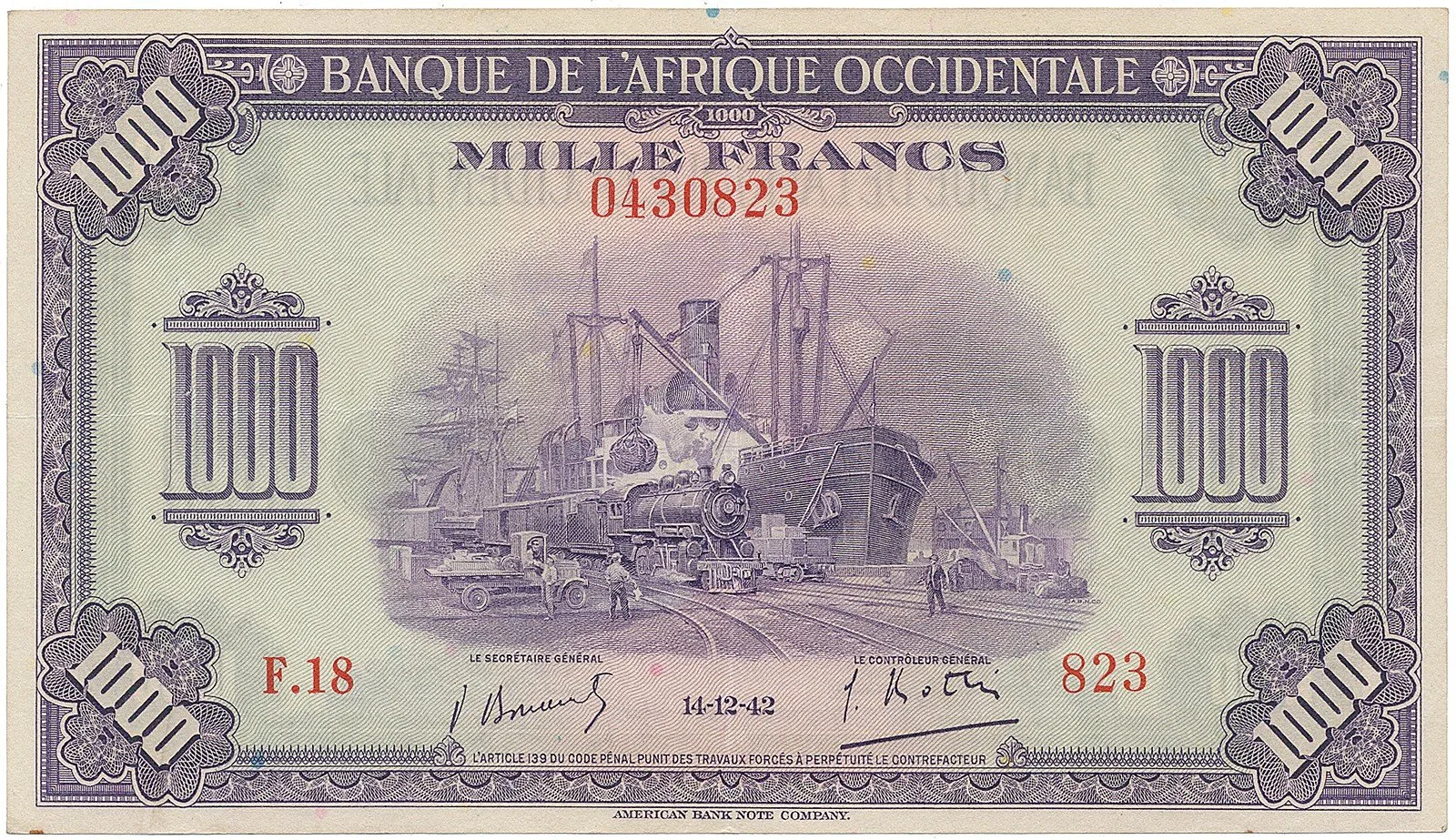 Francouzská západní Afrika — 1