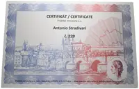 AR Medaile b.l. (2012) - Antonio Stradivari - 275. výročí úmrtí - fotografie 2
