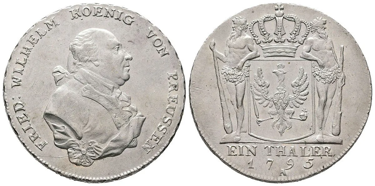 Prusko, Friedrich Wilhelm II., 1786 - 1797 — 1