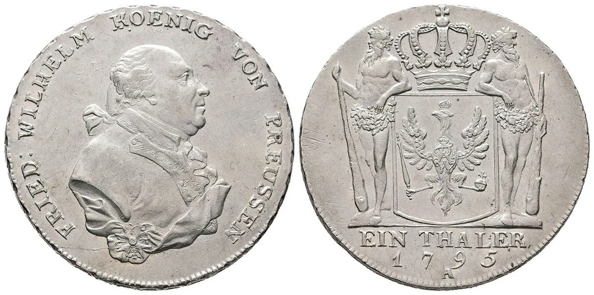 Prusko, Friedrich Wilhelm II., 1786 - 1797 — 1