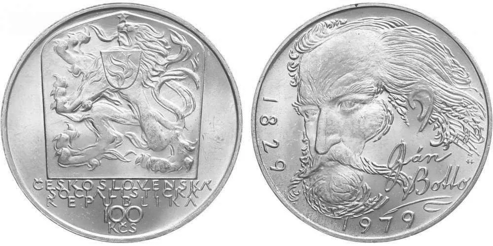 100 Kčs 1979 - Ján Botto