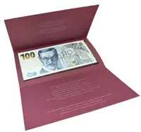 100 Koruna 2026 - Pamětní bankovka ke 100. výročí budování čs. měny - Vilém Pospíšil, serie PN10 - fotografie 4