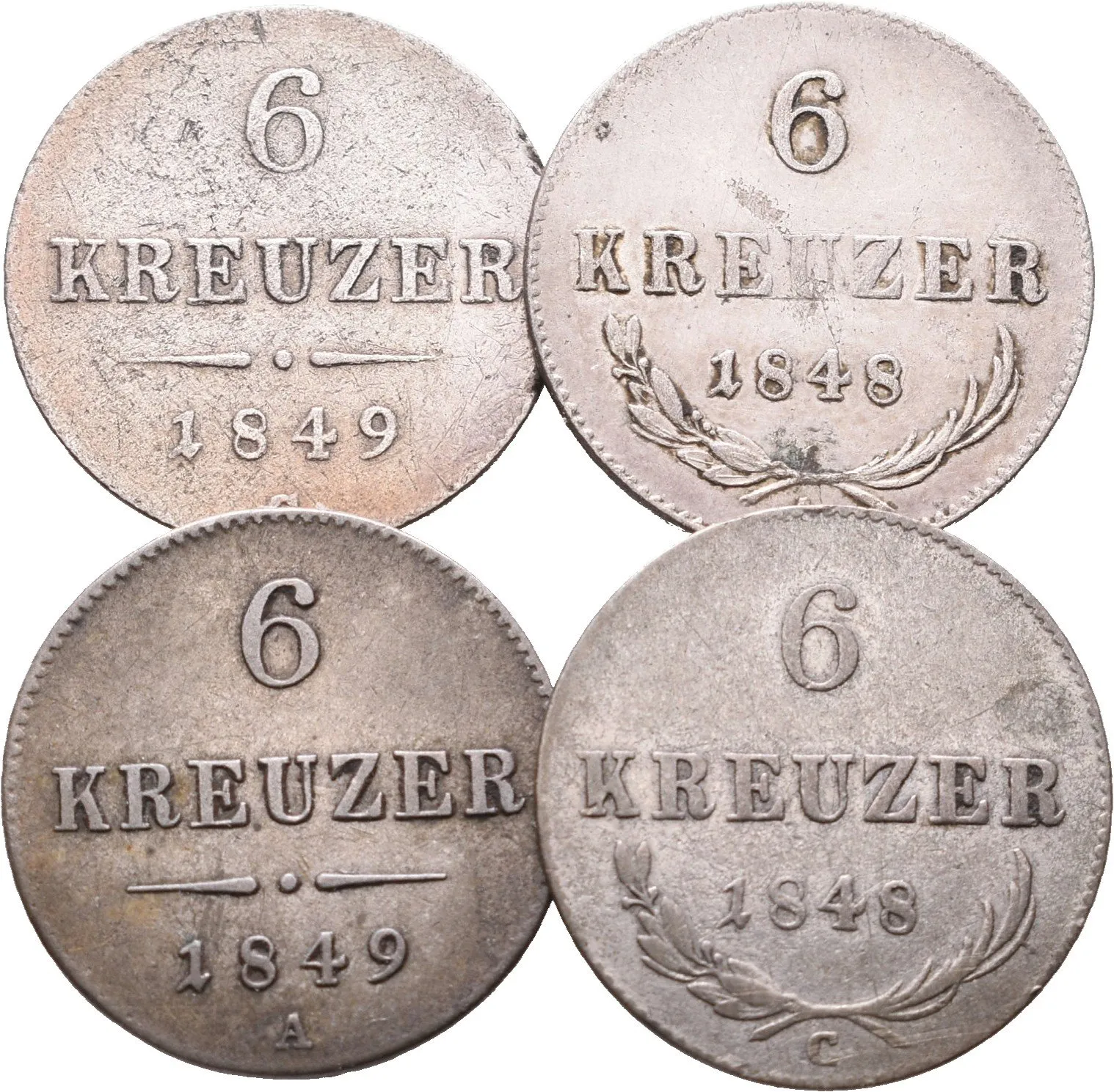 Revoluce, 6 Krejcar 1848 - 1849