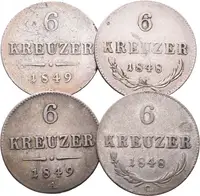 Revoluce, 6 Krejcar 1848 - 1849