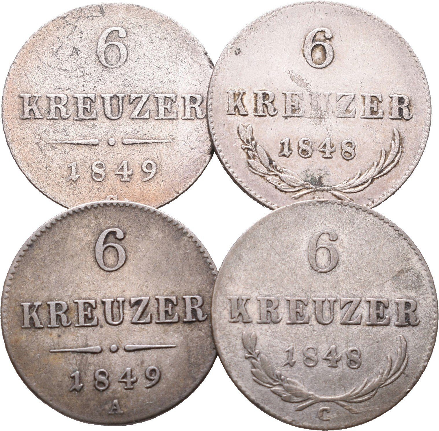 Revoluce, 6 Krejcar 1848 - 1849
