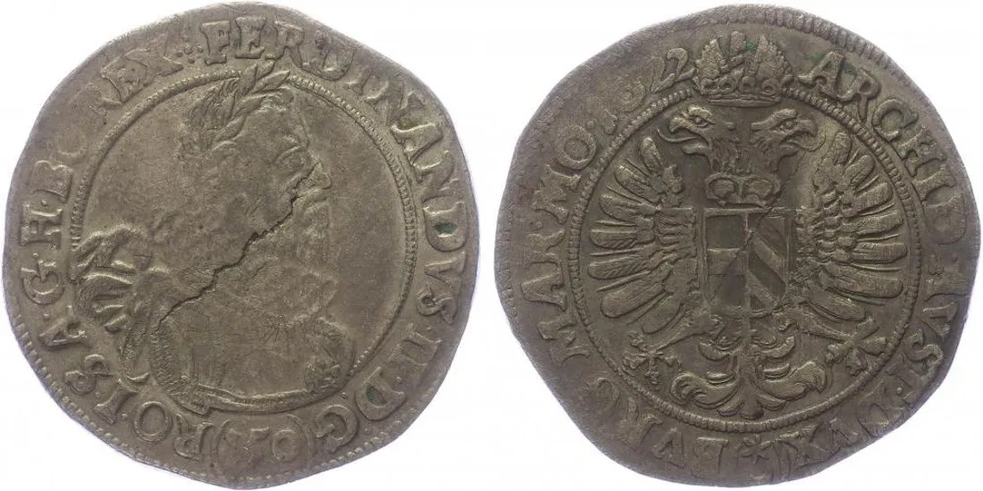 Ferdinand II., 1619 - 1637 (Mince kiprová) — 1