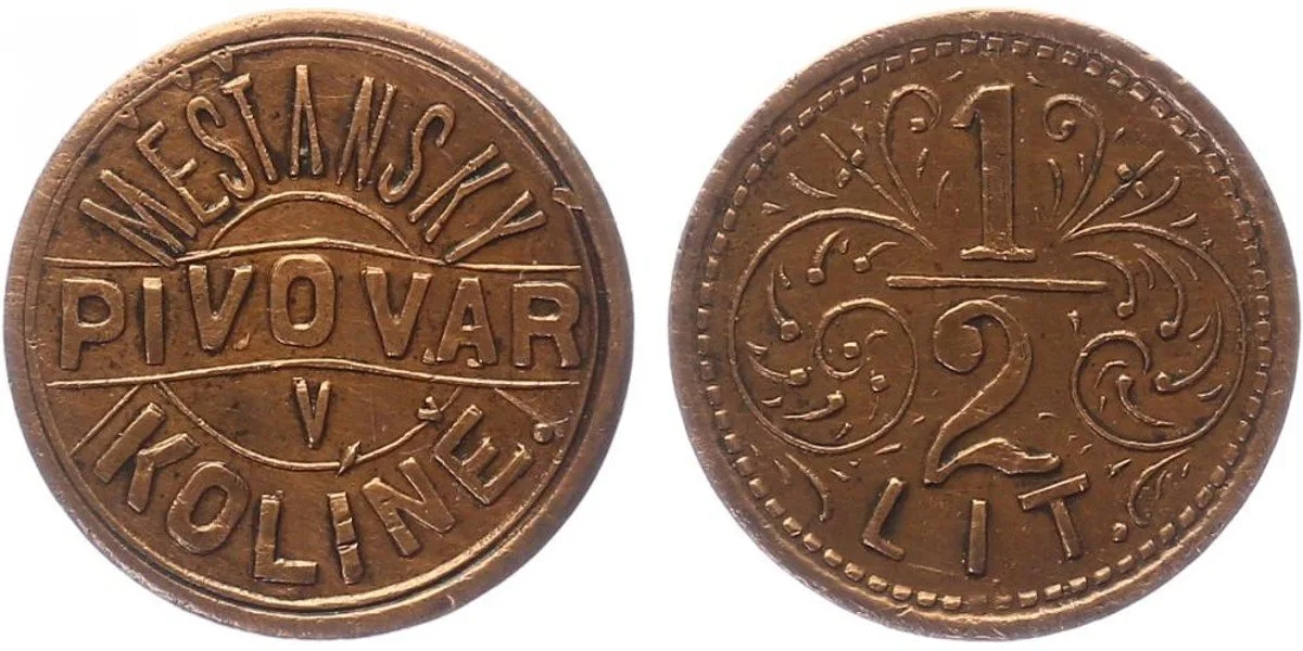 Chmelové a pivní známky — 1