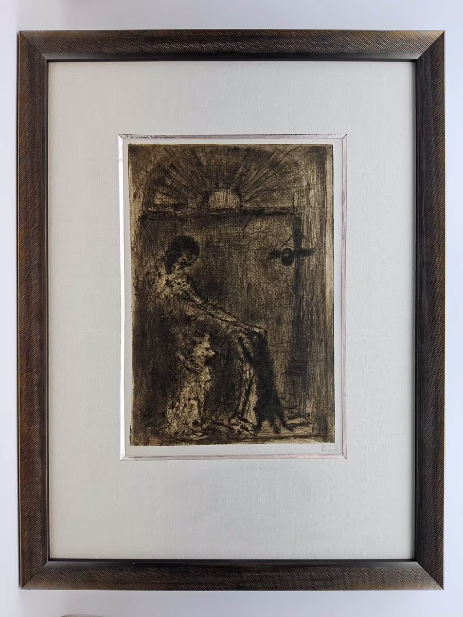 Bohuslav Reynek: Bohuslav Reynek (1892 - 1971) - Žebrák Lazar