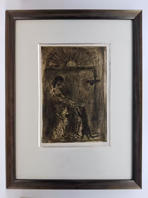 Bohuslav Reynek: Bohuslav Reynek (1892 - 1971) - Žebrák Lazar