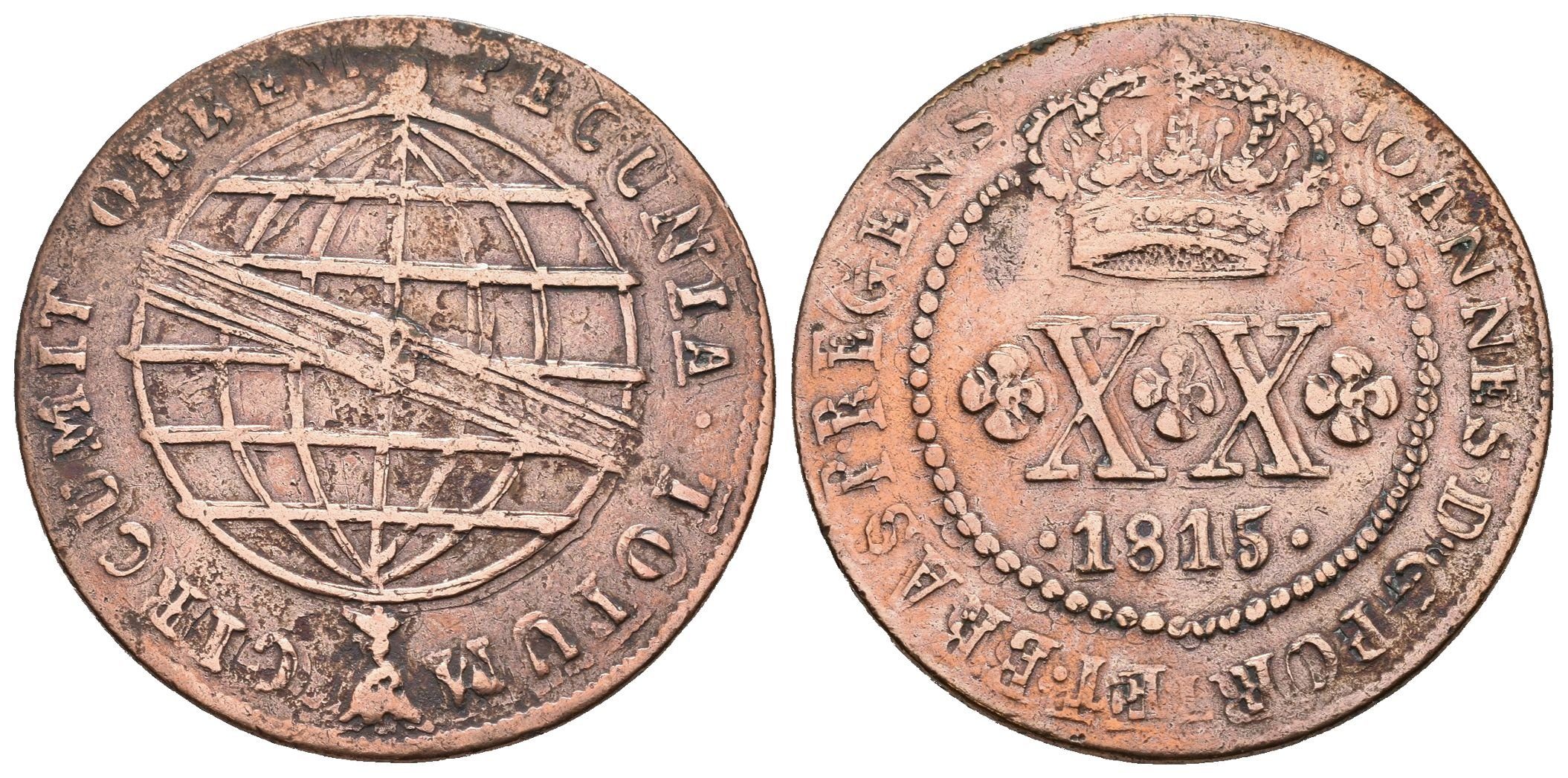 Brazílie, 20 Reis 1815
