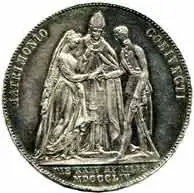 Konvenční měna, 1848 - 1857 — 2