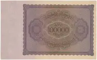 Německo, 100000 Mark 1923, Ro.82a - fotografie 2