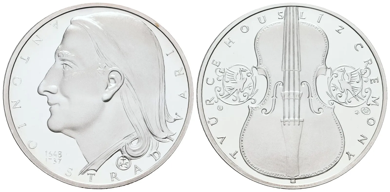 AR Medaile b.l. (2012) - Antonio Stradivari - 275. výročí úmrtí