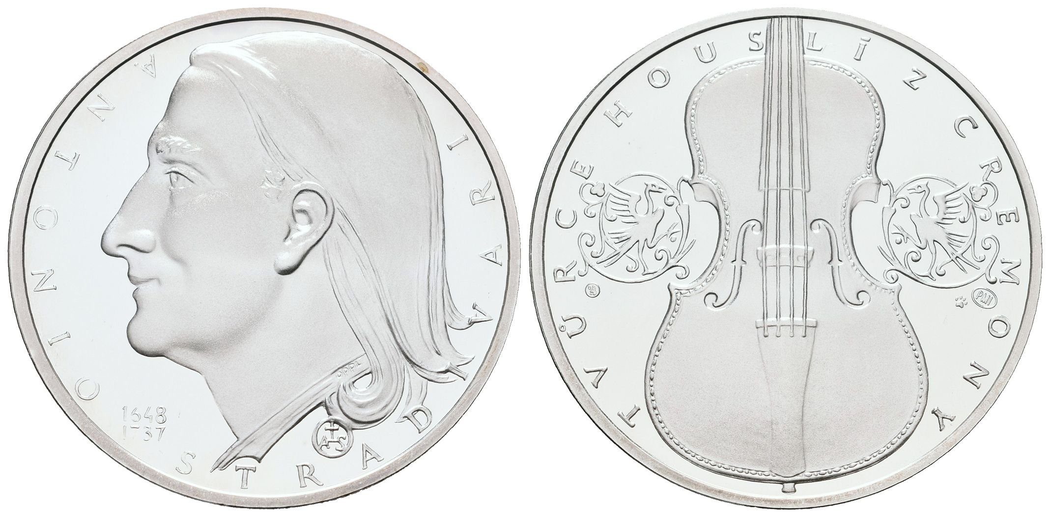 AR Medaile b.l. (2012) - Antonio Stradivari - 275. výročí úmrtí