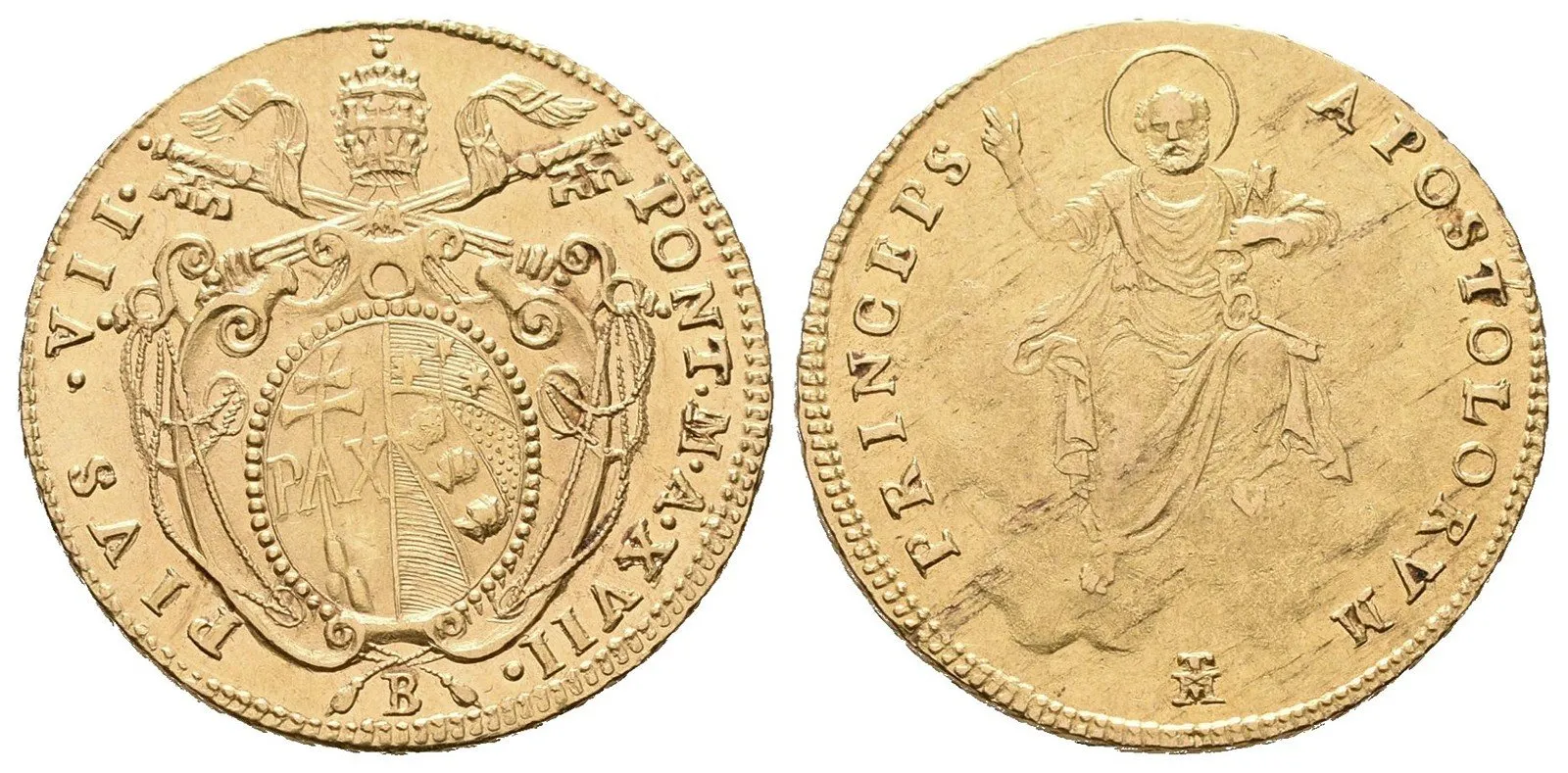 Vatikán, Pius VII., 1800 - 1823 — 1