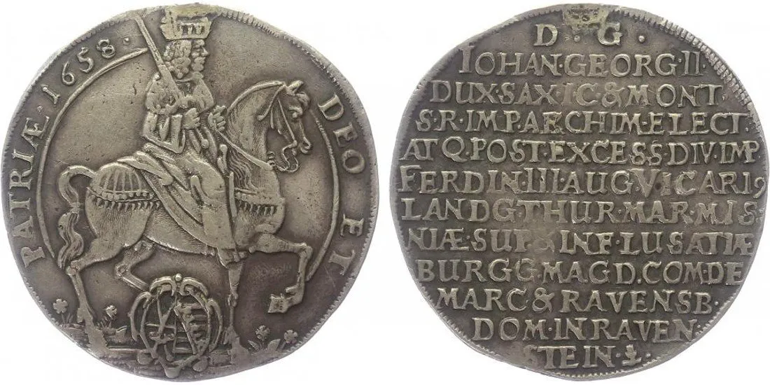 Sasko, Johann Georg II., 1656 - 1680 — 1