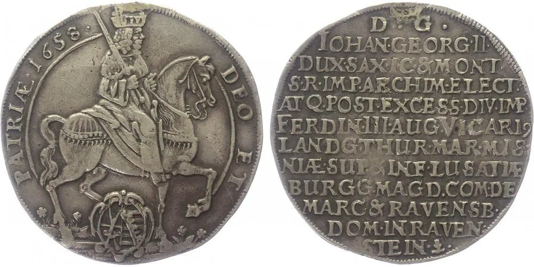 Sasko, Johann Georg II., 1656 - 1680 — 1