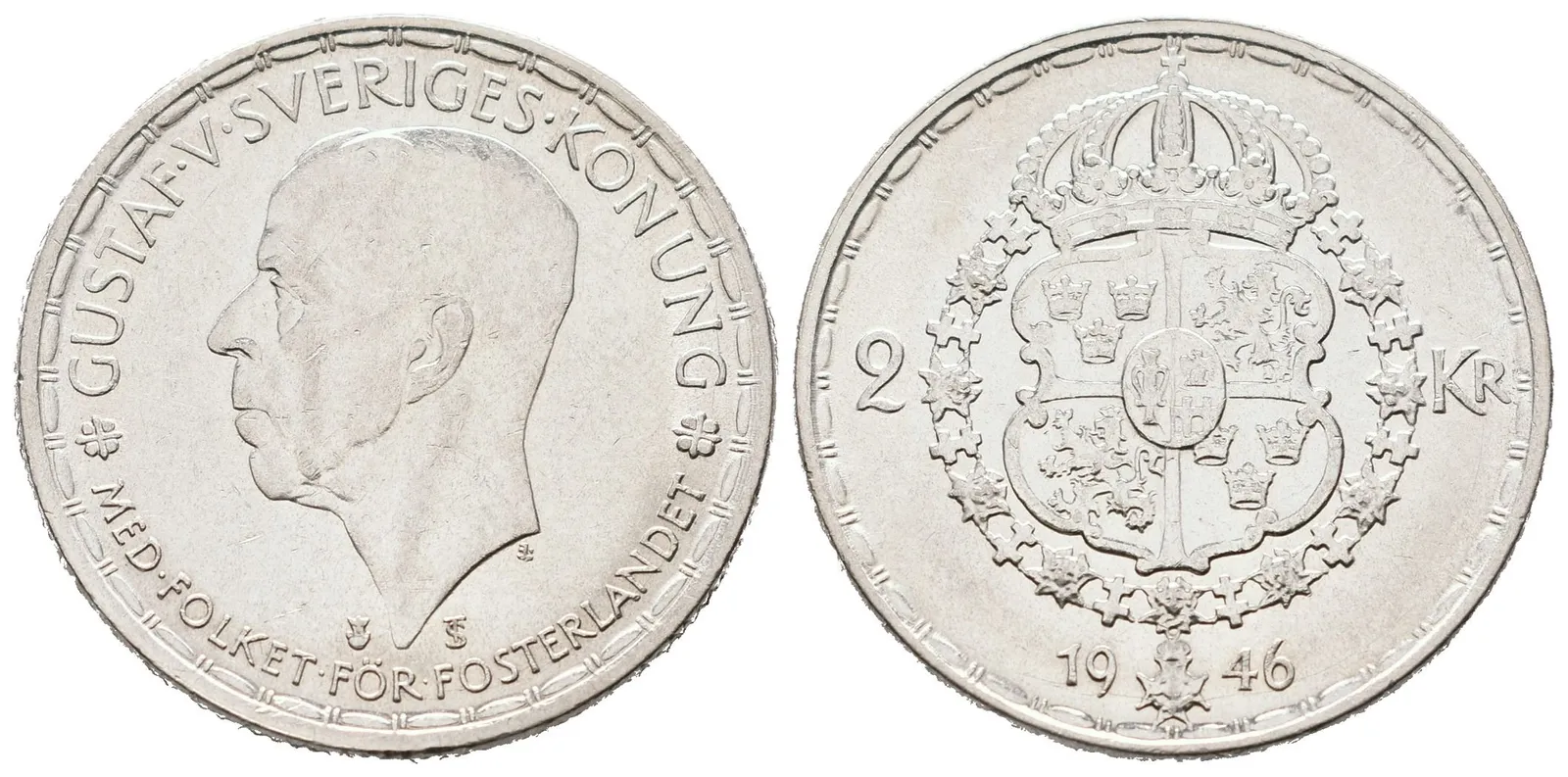 Švédsko, 2 Koruna 1950