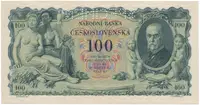 100 Koruna 1931, série N, SPECIMEN, Hej.25a.S1 - fotografie 2