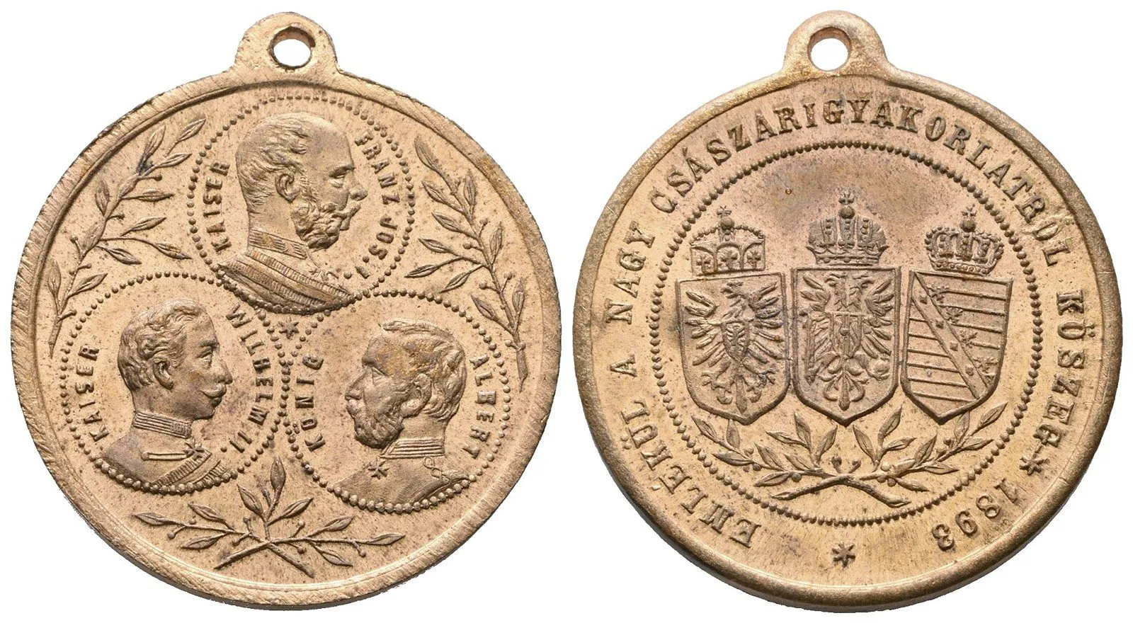 František Josef I., medaile vojenských manévrů — 1