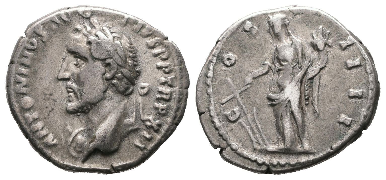 Antonius Pius, Denár, RIC.179var.