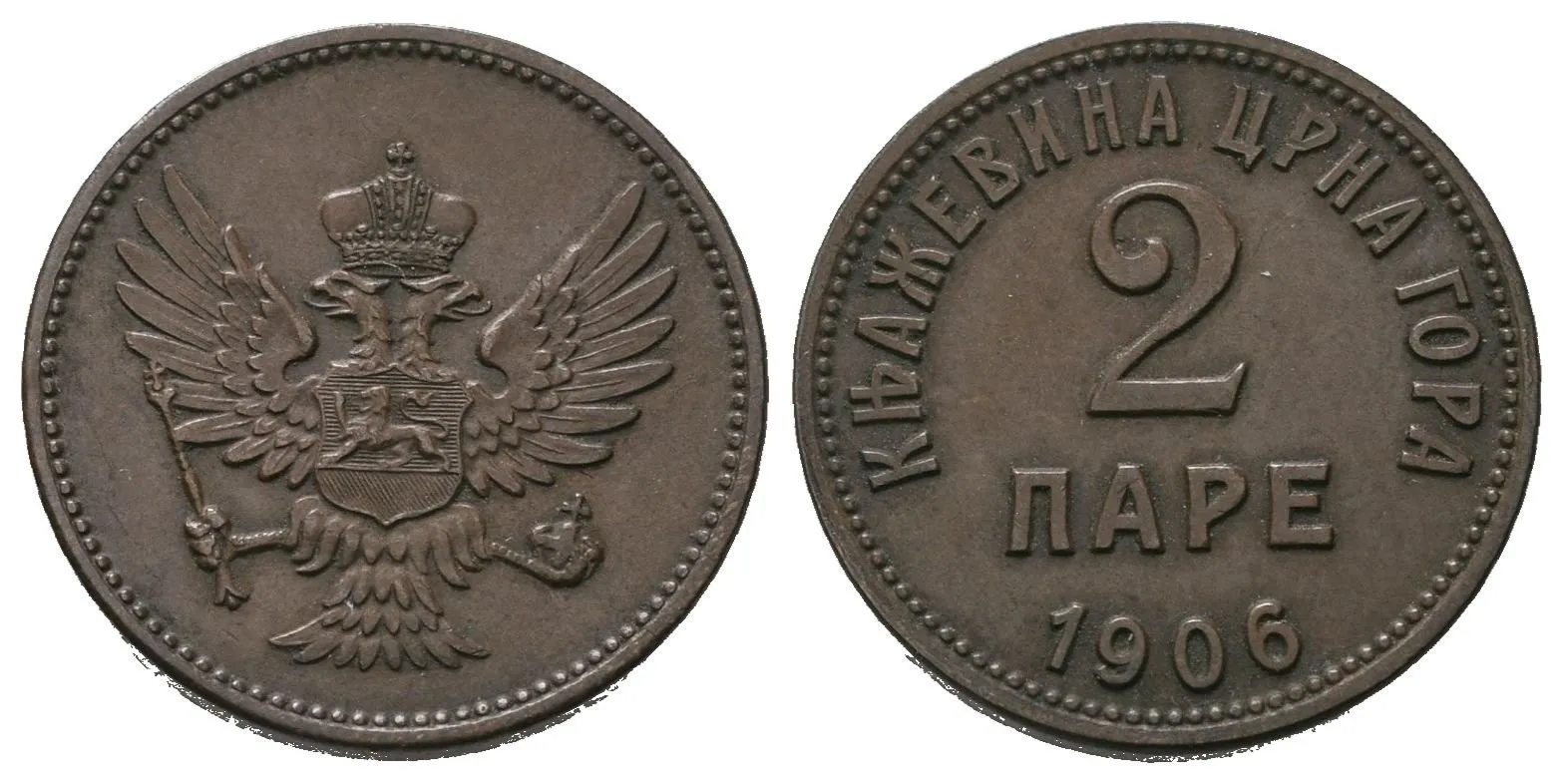 Černá Hora, 2 Para 1906