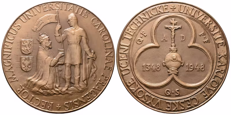 AE Medaile 1948 - Vysoké učení technické