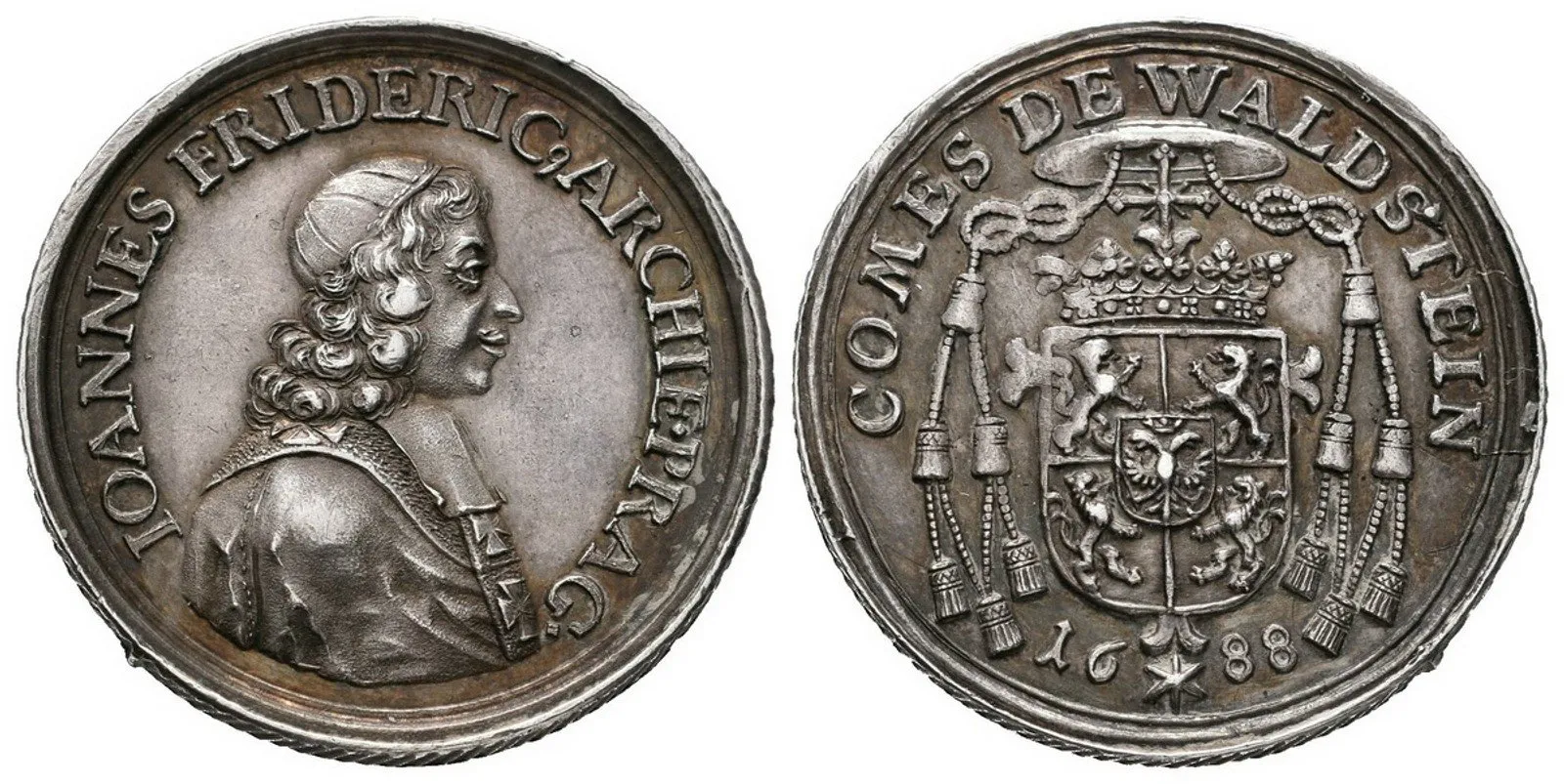 Praha - arcibiskupství, Johann Friedrich Graf von Waldstein, 1688 - 1694 — 1