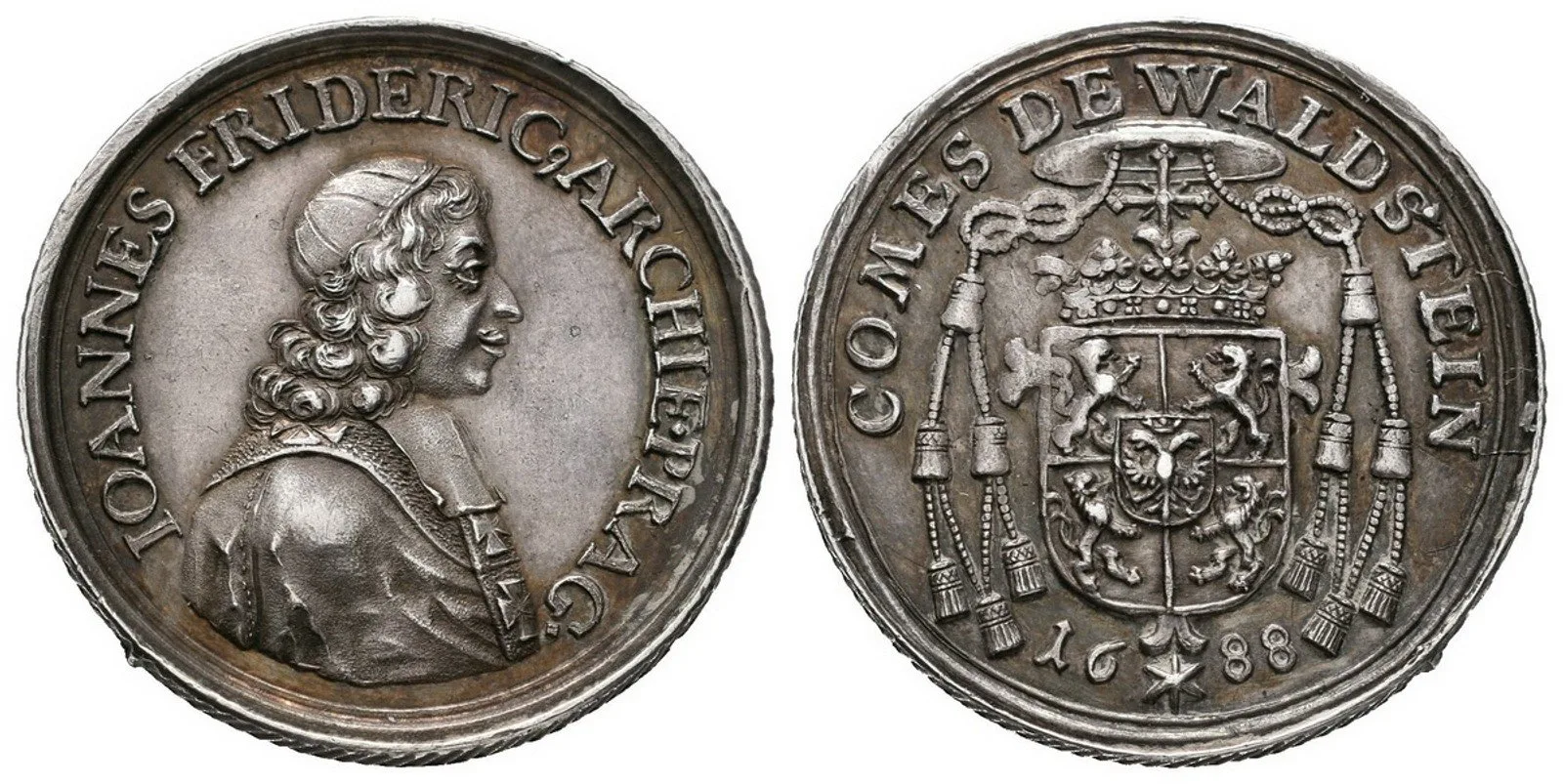 Praha - arcibiskupství, Johann Friedrich Graf von Waldstein, 1688 - 1694 — 1