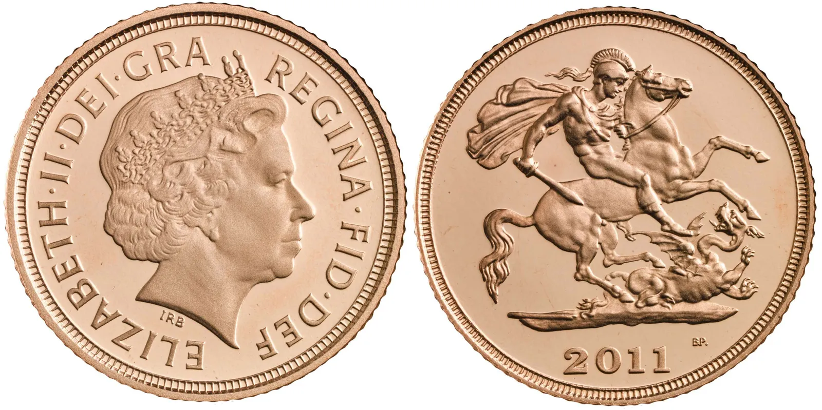 Velká Británie, 1/2 Sovereign 2011