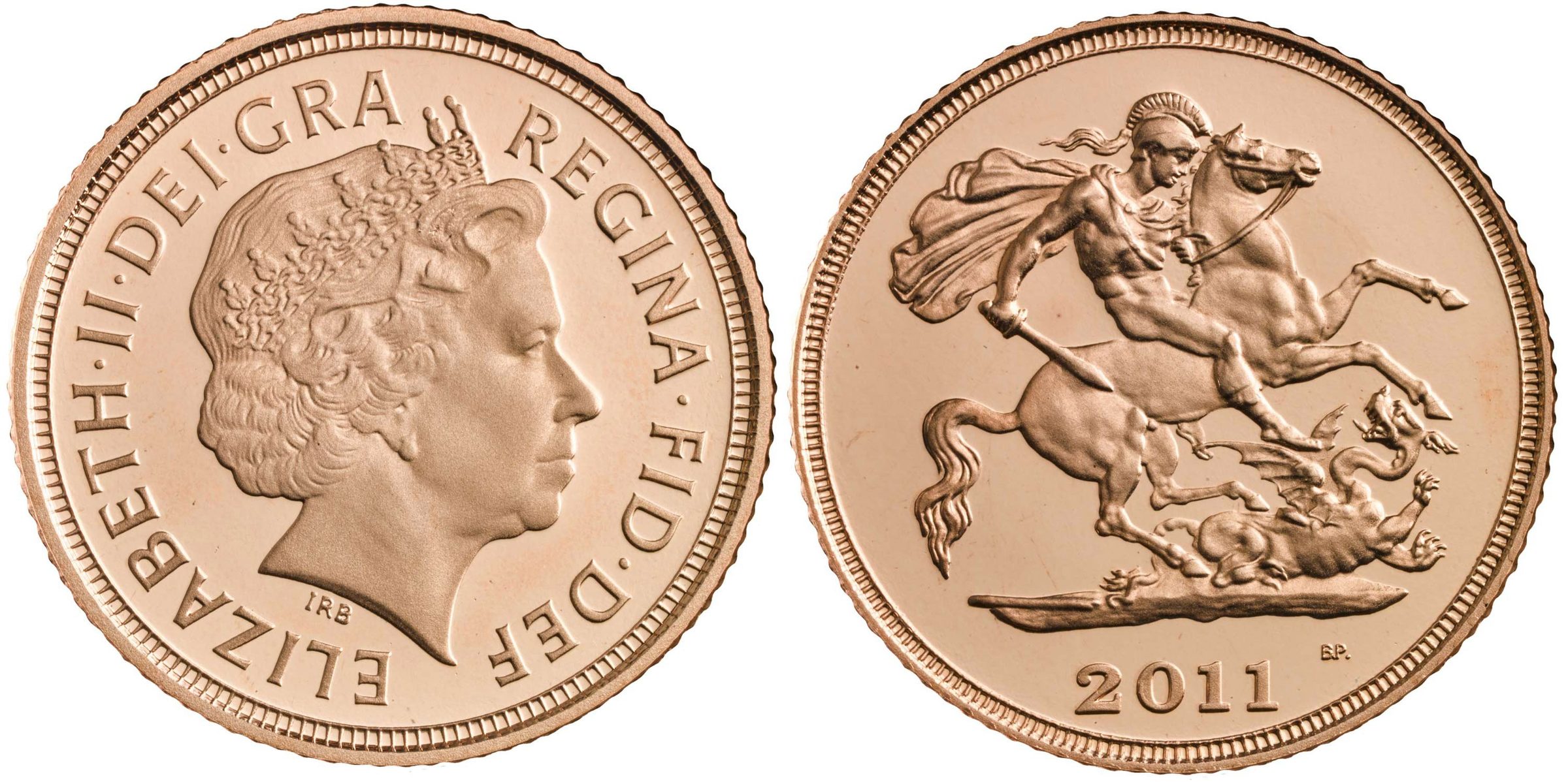 Velká Británie, 1/2 Sovereign 2011