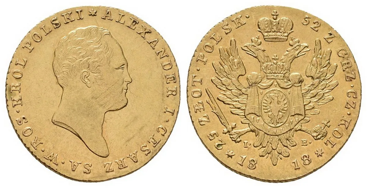 Ražby pro Polsko, Alexander I., 1801 - 1825 — 1