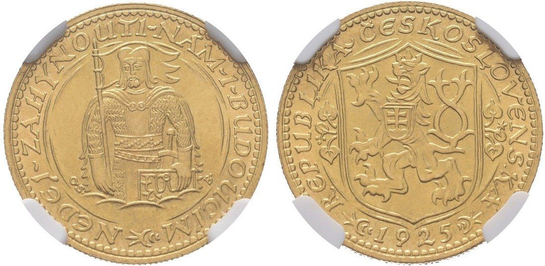 Dukát 1925, MS66