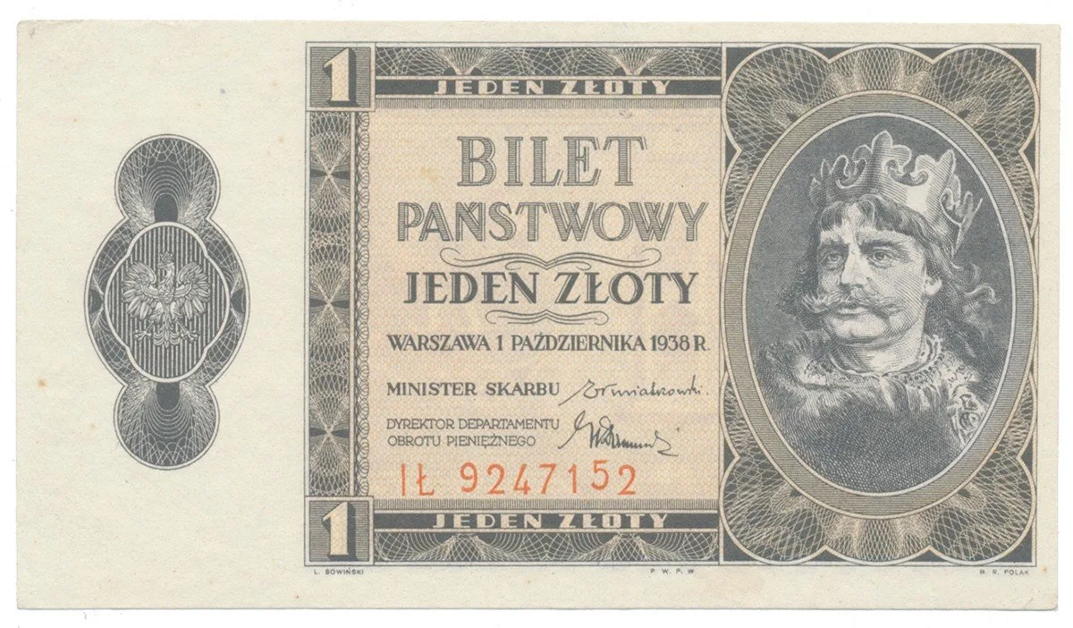 Polská platidla na československém území 1938-39 — 1