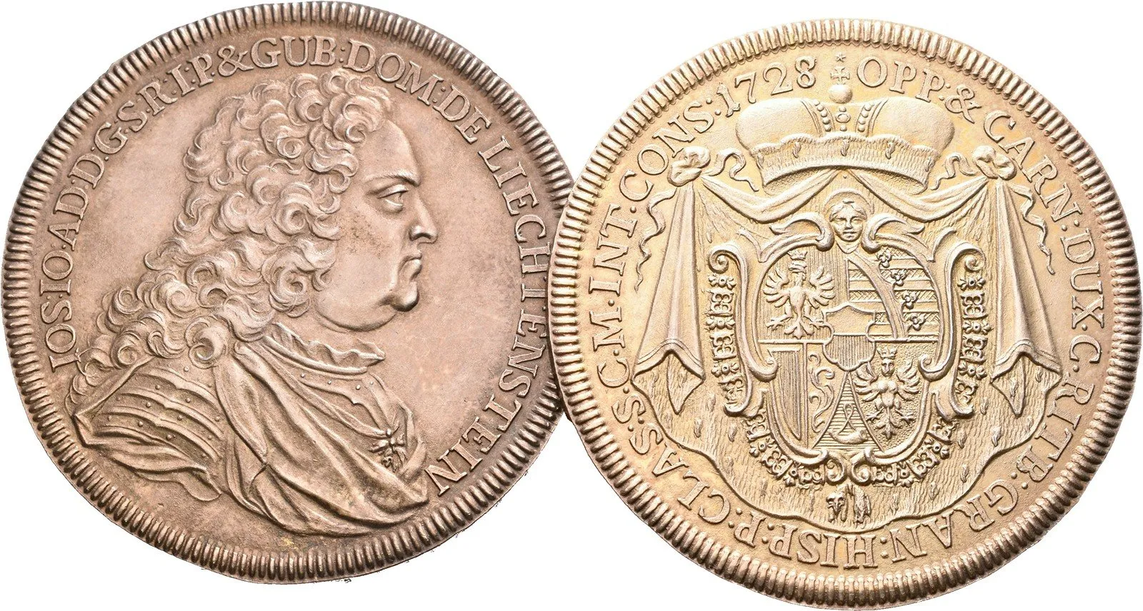 Liechtenstein, Josef Johann Adam, 1721 - 1732 — 1