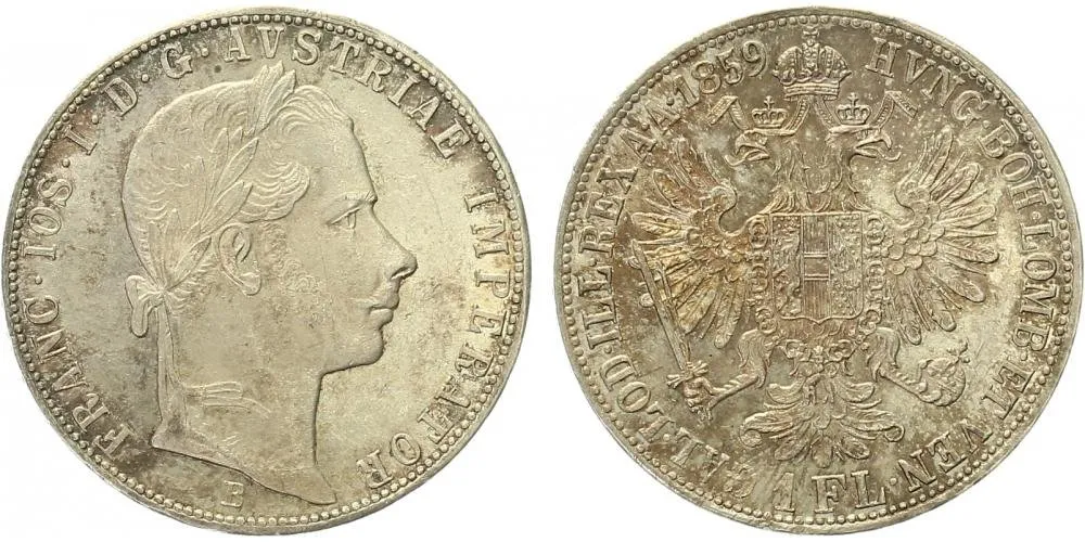 Rakouská a spolková měna, 1857 - 1892 — 1