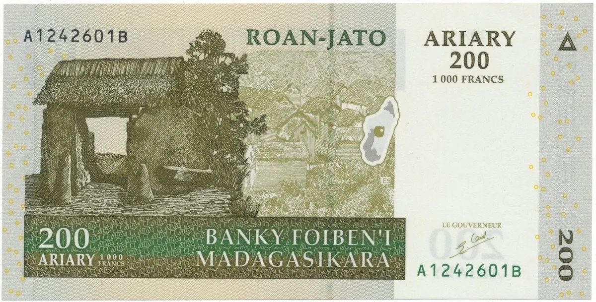 Madagaskar, 200 Ariary 2004, P.87