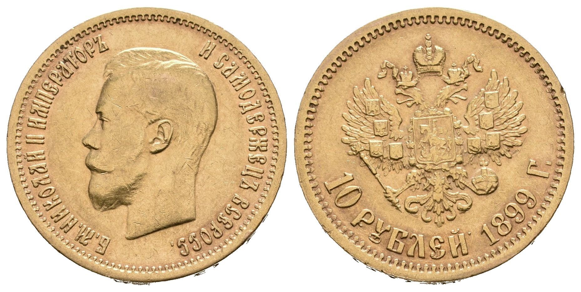 Rusko, 10 Rubl 1899 AG