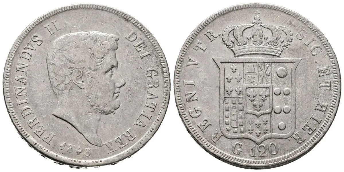 Itálie - Neapol a Sicilie, Ferdinand II., 1830 - 1859 — 1