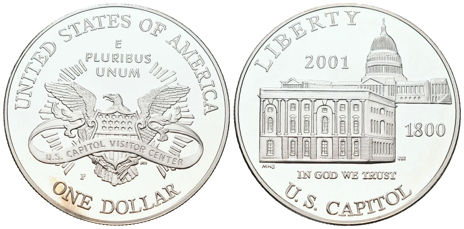 USA, 1 Dollar 2001 - Capitol, PROOF