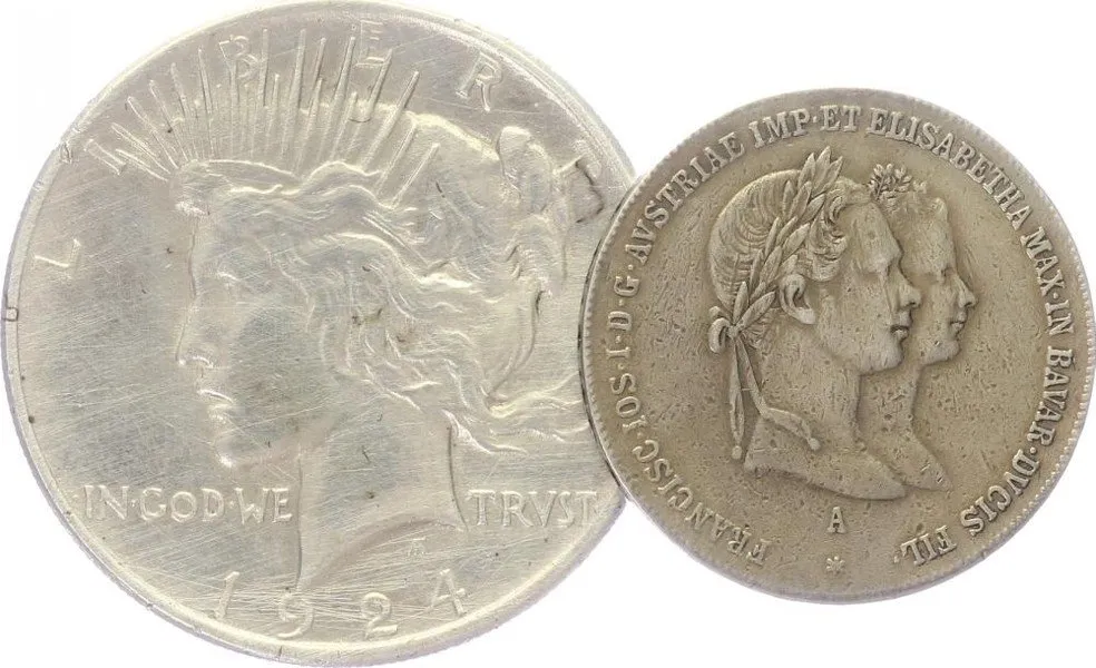 Konvenční měna, 1848 - 1857 — 1