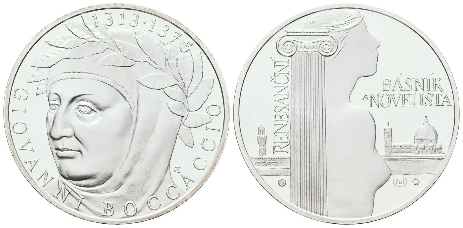 AR Medaile b.l. (2013) - Giovanni Boccaccio - 700. výročí narození